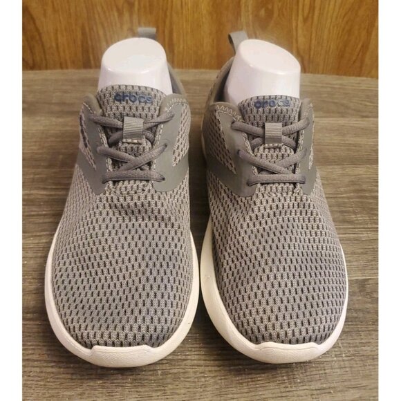 Crocs LiteRide Mesh Shoes Mens Size 8 Gray - Picture 2 of 12